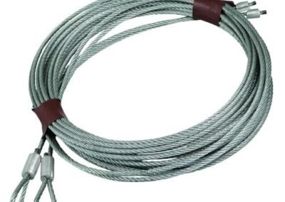Garage door lift cable for residential overhead door
