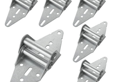 Garage door replacement hinges for sectional doors